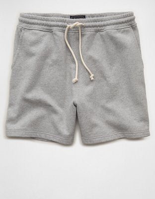 AE 5.5" Laidback Luxe Sweat Short - Heather Gray