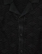 AE Garment-Washed Sweater Polo - Dark Shadow