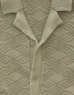AE Garment-Washed Sweater Polo - Olive