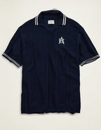 AE Graphic Sweater Polo - Navy