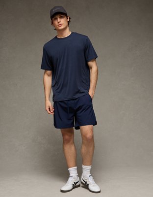 AE 24/7 Standard Fit Active T-Shirt - Navy