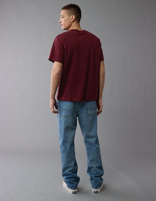 AE Lightweight Icon T-Shirt - Deep Burgundy