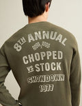 AE Standard Fit Graphic Thermal Shirt - Olive