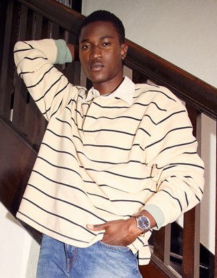 AE Laidback Luxe Rugby Sweatshirt - Cream