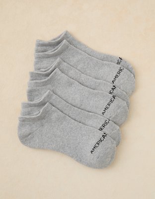 AE Low-Cut Socks 3-Pack - Heather Gray
