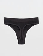 The Period Company Thong Light Flow - Black