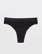 The Period Company Thong Light Flow - Black
