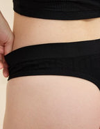 The Period Company Thong Light Flow - Black