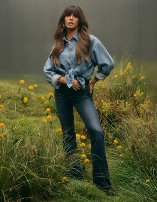 AE Super High-Waisted Flare Jean