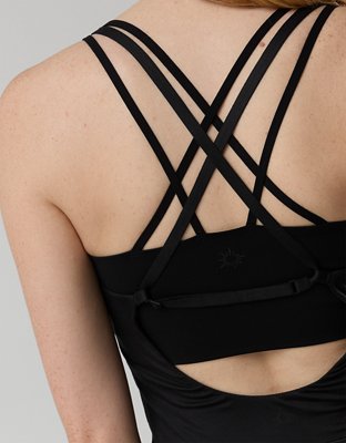OFFLINE By Aerie The Hugger Go With The Flow Jogger Jumpsuit - True Black