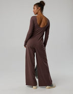 OFFLINE By Aerie OG Cotton Wide Leg Jumpsuit - Relic