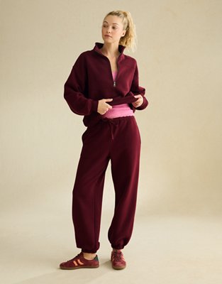AE Everyday Luxe Quarter-Zip Sweatshirt