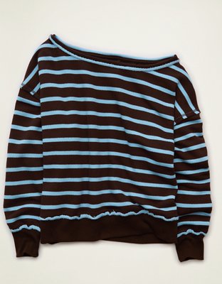 AE Dreamy Fleece Off-the-Shoulder Sweatshirt