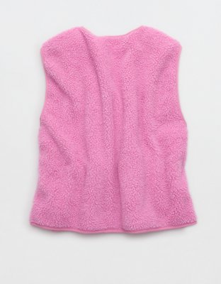 Aerie Sherpa Vest - Violet Willow