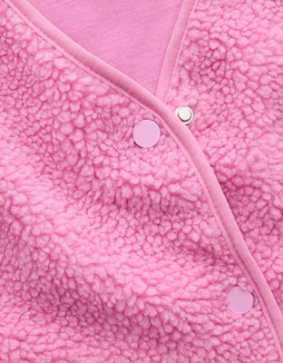 Aerie Sherpa Vest - Violet Willow