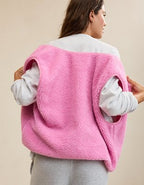 Aerie Sherpa Vest - Violet Willow