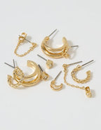 Aerie Sparkle Earring 5-Pack - Gold