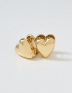 Aerie Bubble Heart Huggie Earrings - Gold