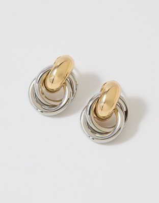 Aerie Door Knocker Earrings - Multi