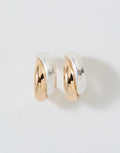 Aerie Double Hoop Earrings - Gold