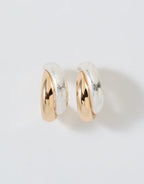 Aerie Double Hoop Earrings - Gold