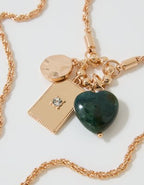 Aerie Charm Pendant Necklace - Gold