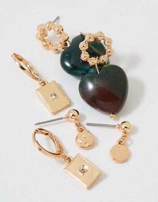 Aerie Charm Earring 3-Pack - Gold