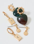 Aerie Charm Earring 3-Pack - Gold