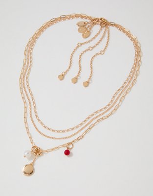 Aerie Everyday Layered Necklace Pack - Gold