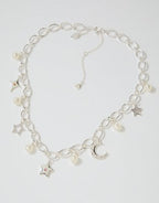 Aerie Celestial Charm Necklace - Silver