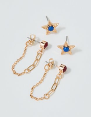 Aerie Star Earring 2-Pack - Gold