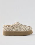 Aerie Embroidered Slippers - Cake Batter