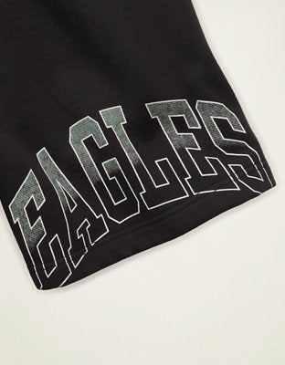 AE Philadelphia Eagles 5.5" Fleece Short - Onyx Black