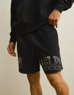 AE Philadelphia Eagles 5.5" Fleece Short - Onyx Black