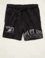 AE Philadelphia Eagles 5.5" Fleece Short - Onyx Black
