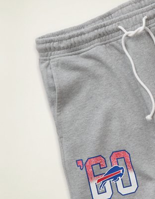 AE Buffalo Bills 5.5" Fleece Short - Medium Heather Gray