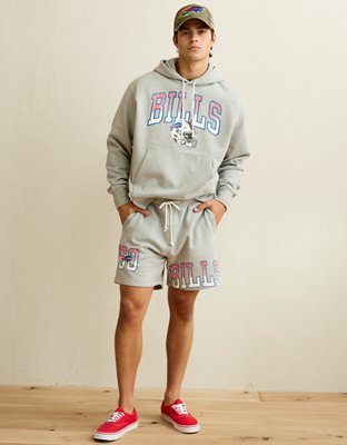 AE Buffalo Bills 5.5" Fleece Short - Medium Heather Gray