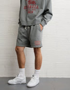 AE Georgia Bulldogs Cotton Short - Heather Gray