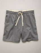AE77 French Terry Deck Short - Heather Gray