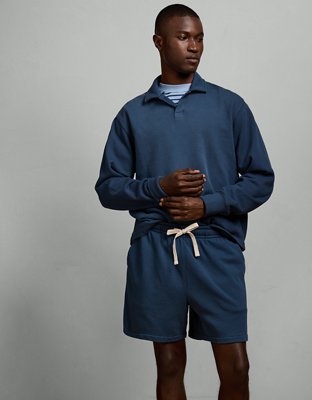 AE77 French Terry Deck Short - Navy
