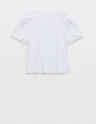 SMOOTHEZ Short Sleeve Crew T-Shirt - White