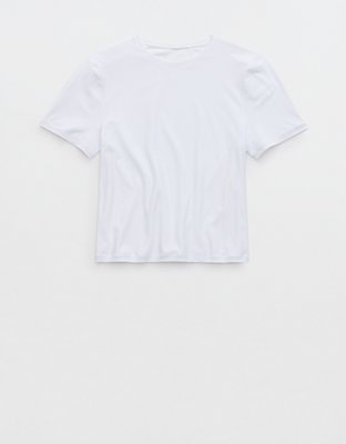 SMOOTHEZ Short Sleeve Crew T-Shirt - White