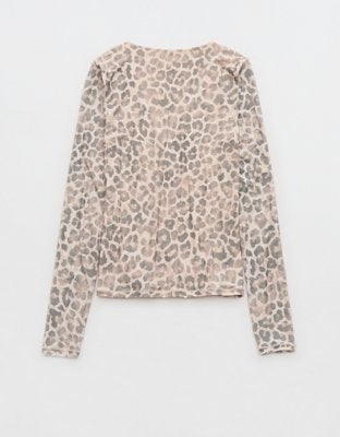 SMOOTHEZ Long Sleeve Ruched Top - Dusk