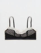 Show Off Sheer Happiness Lace Bralette - True Black