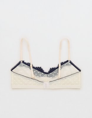 Show Off Sheer Happiness Lace Bralette - Natural