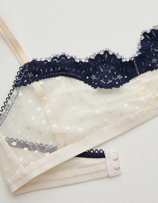 Show Off Sheer Happiness Lace Bralette - Natural