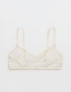 Show Off Dozen Roses Lace Padded Bralette - Soft Muslin