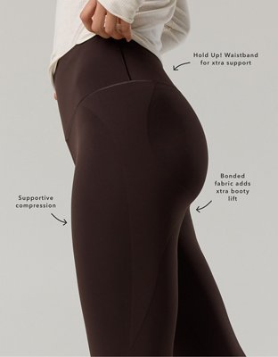 OFFLINE By Aerie Real Me XTRA Hold Up! Lift Legging - True Black