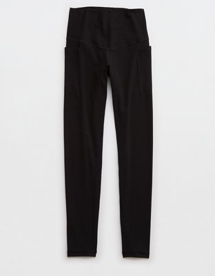 OFFLINE By Aerie Real Me XTRA High Waisted Pocket Legging - True Black