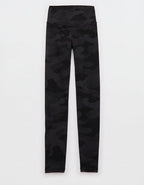 OFFLINE By Aerie Real Me XTRA Mid Rise Legging - Black Charcoal